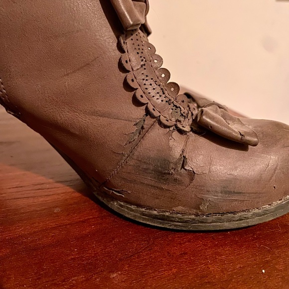ModCloth 70s style ankle boots size 8 - Picture 9 of 12